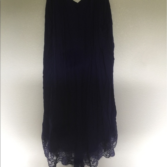 Dark Blue Intimately Free People Lace Dress - Picture 3 of 4